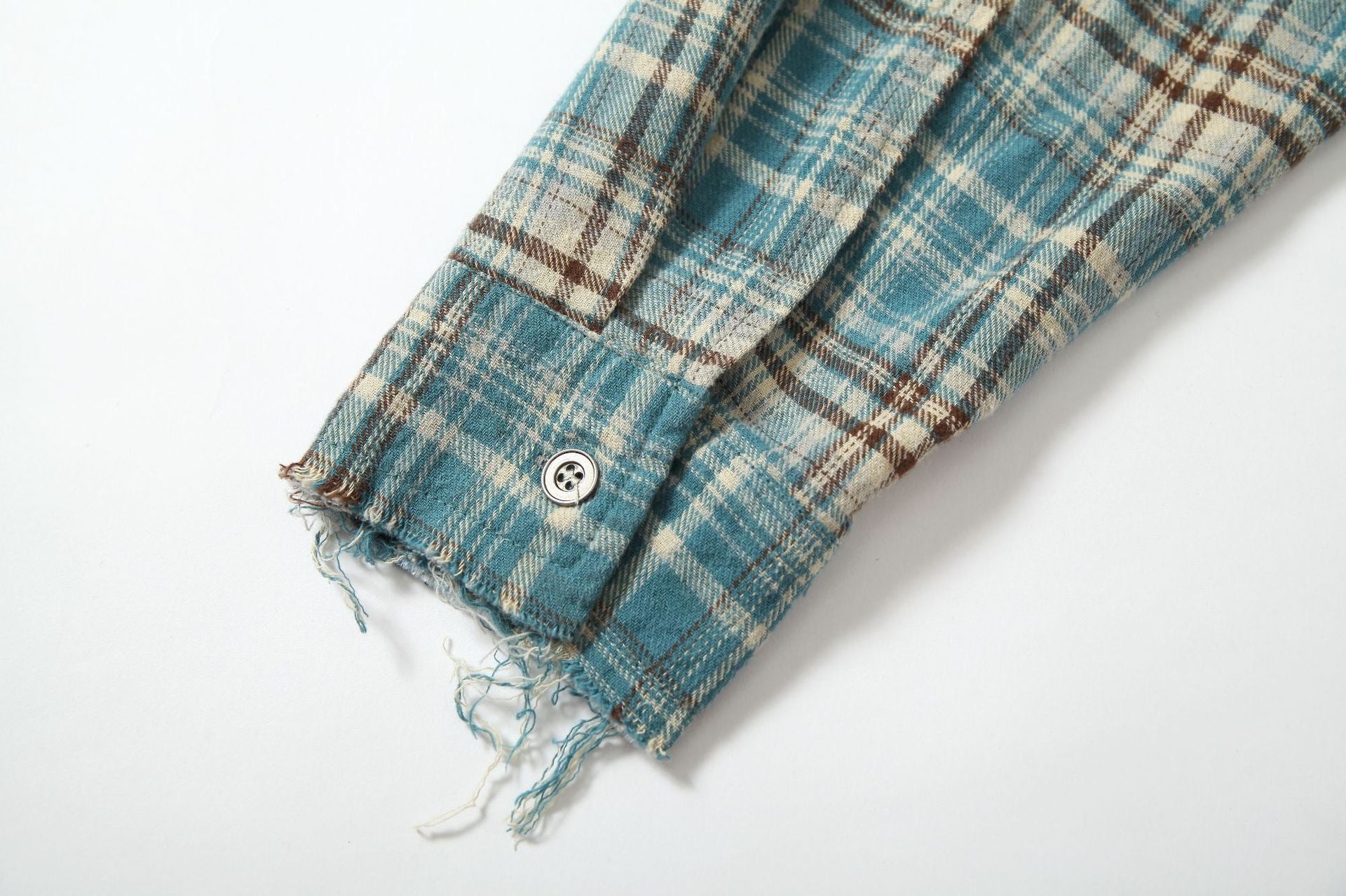 Omirad Gradient Plaid Shirt