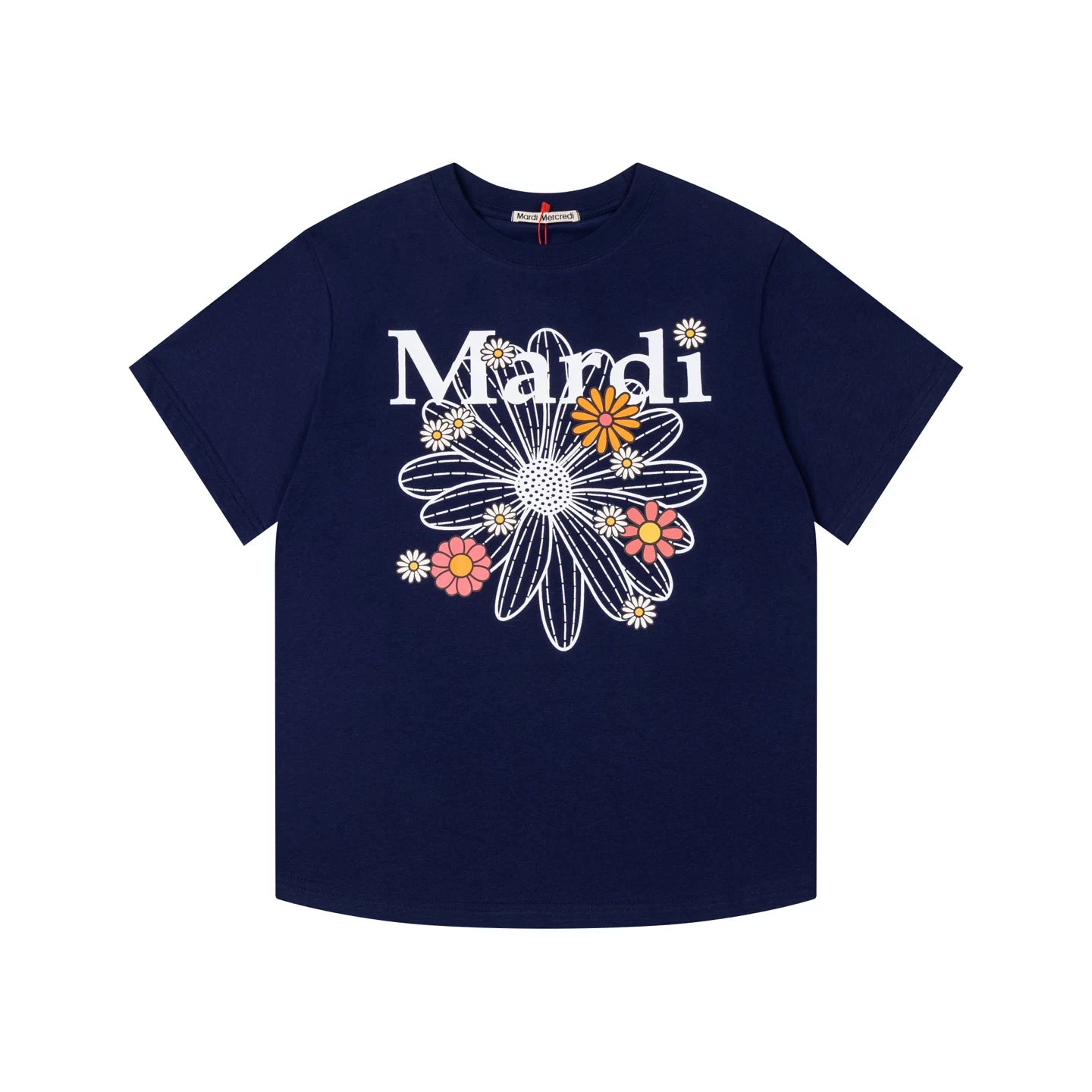 Mardi Daisy Print Summer Casual Cotton Tee Unisex