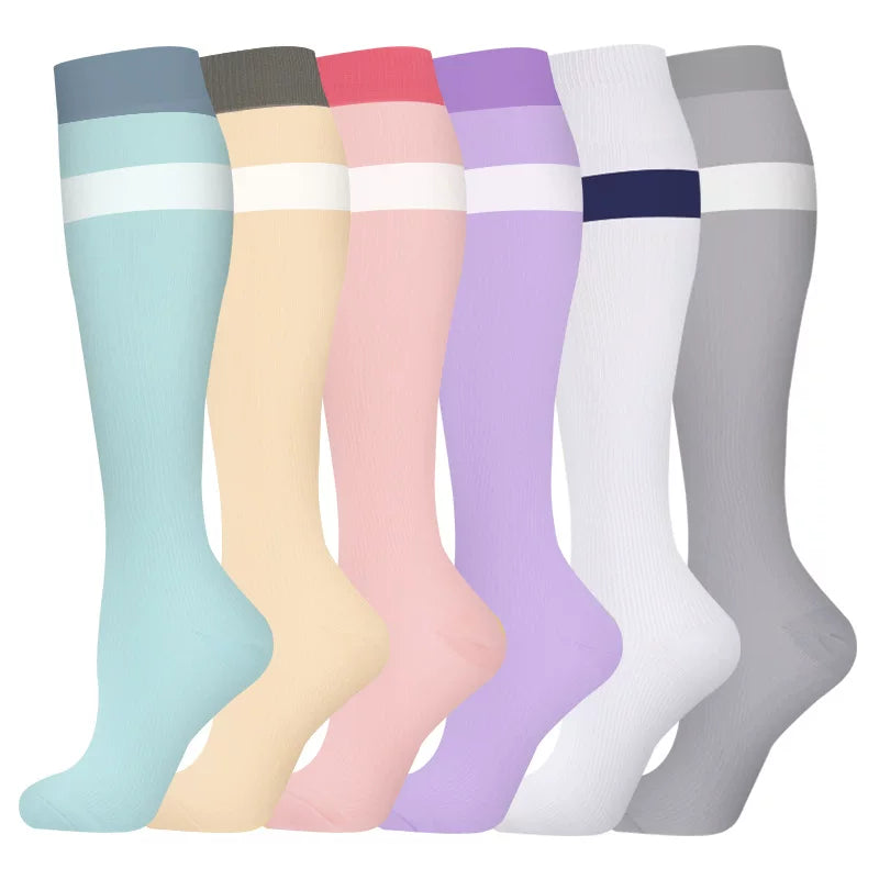 Unisex Compression Sports Socks Moisture Wicking Multi Pack