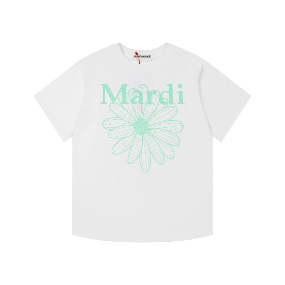 Mardi Daisy Print Summer Casual Cotton Tee Unisex