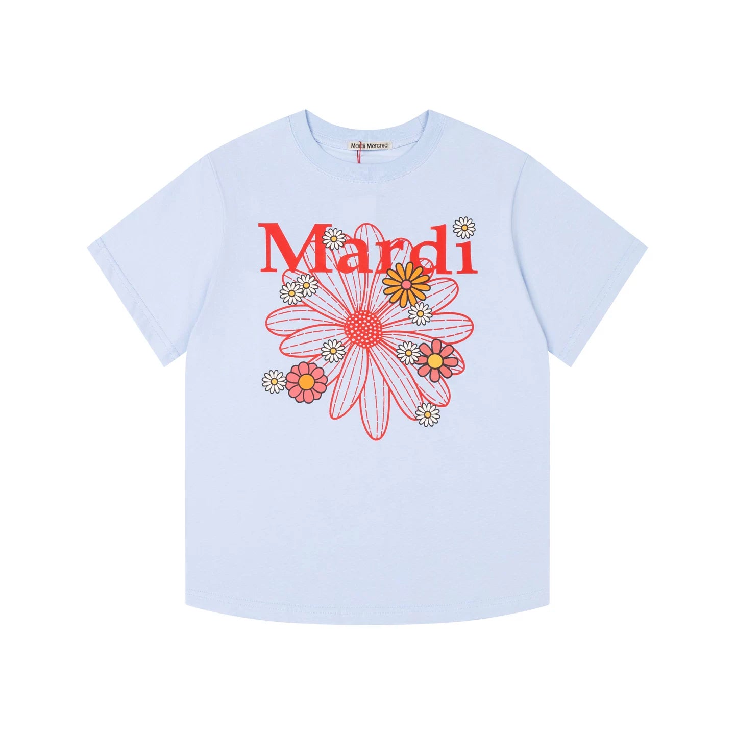 Mardi Daisy Print Summer Casual Cotton Tee Unisex