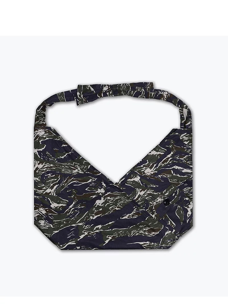 90s Vintage Camouflage Canvas Messenger Crossbody Bag