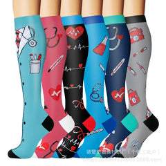 Unisex Compression Sports Socks Moisture Wicking Multi Pack