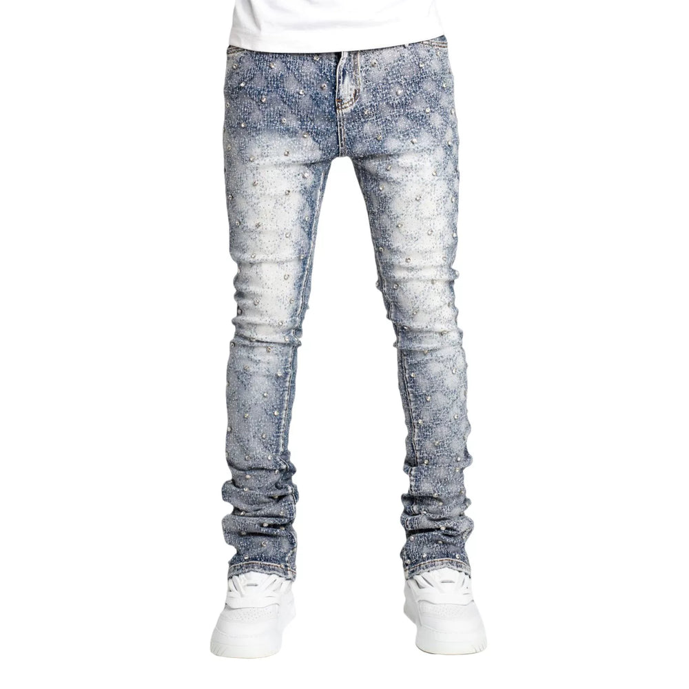 Men's Streetwear Casual Straight Leg Pure Cotton Jeans