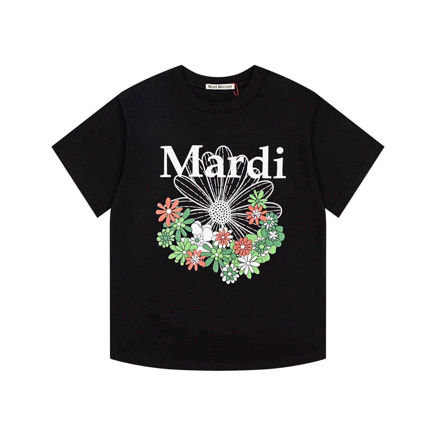 Mardi Daisy Print Summer Casual Cotton Tee Unisex