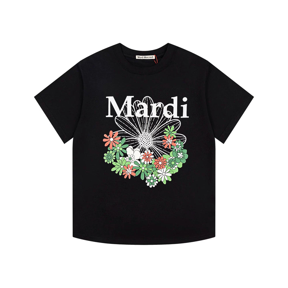 Mardi Daisy Print Summer Casual Cotton Tee Unisex