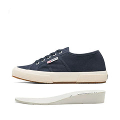 Superga 2750 Women Platform Wedge Canvas White Sneakers