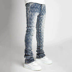 Men's Streetwear Casual Straight Leg Pure Cotton Jeans