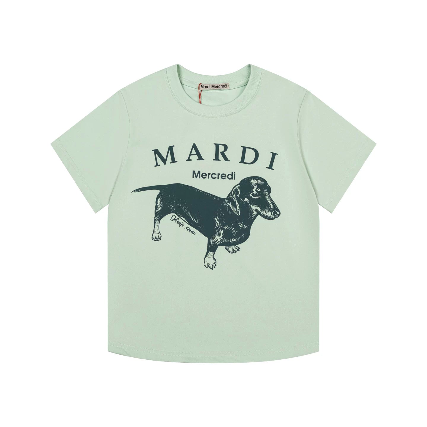 Mardi Dachshund Graphic Summer Casual Cotton Tee Unisex