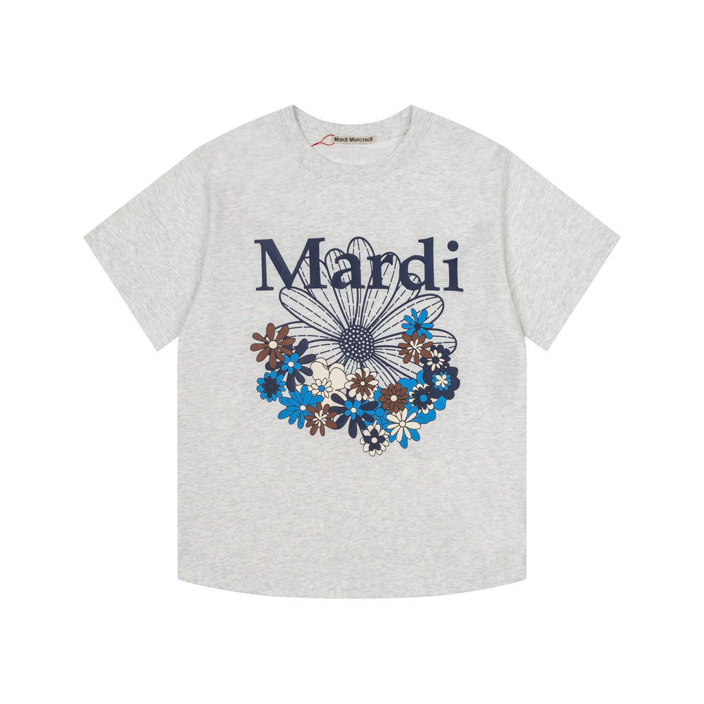 Mardi Daisy Print Summer Casual Cotton Tee Unisex