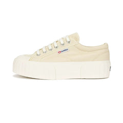 Superga Style Platform Canvas Chunky Low Top Sneakers