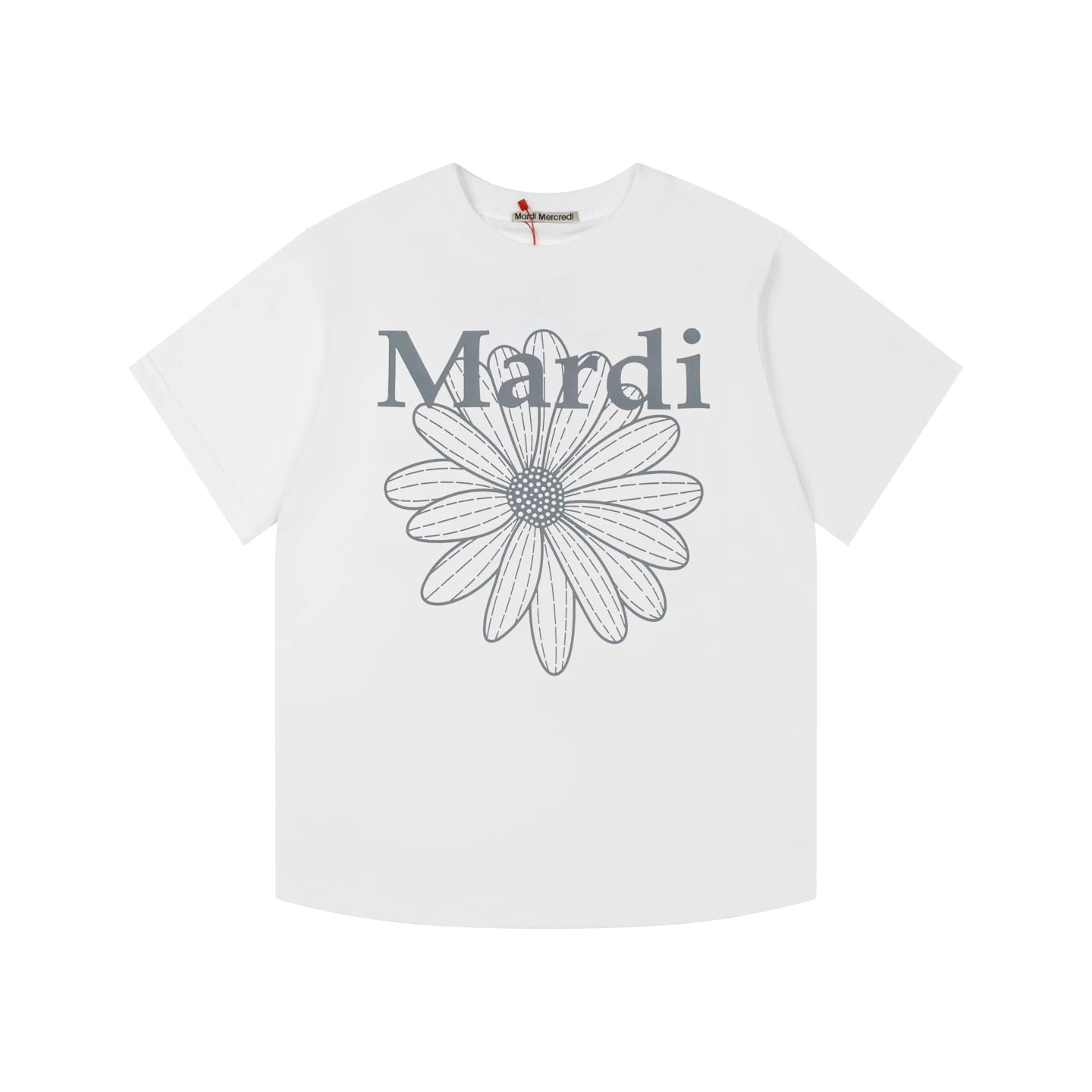 Mardi Daisy Print Summer Casual Cotton Tee Unisex