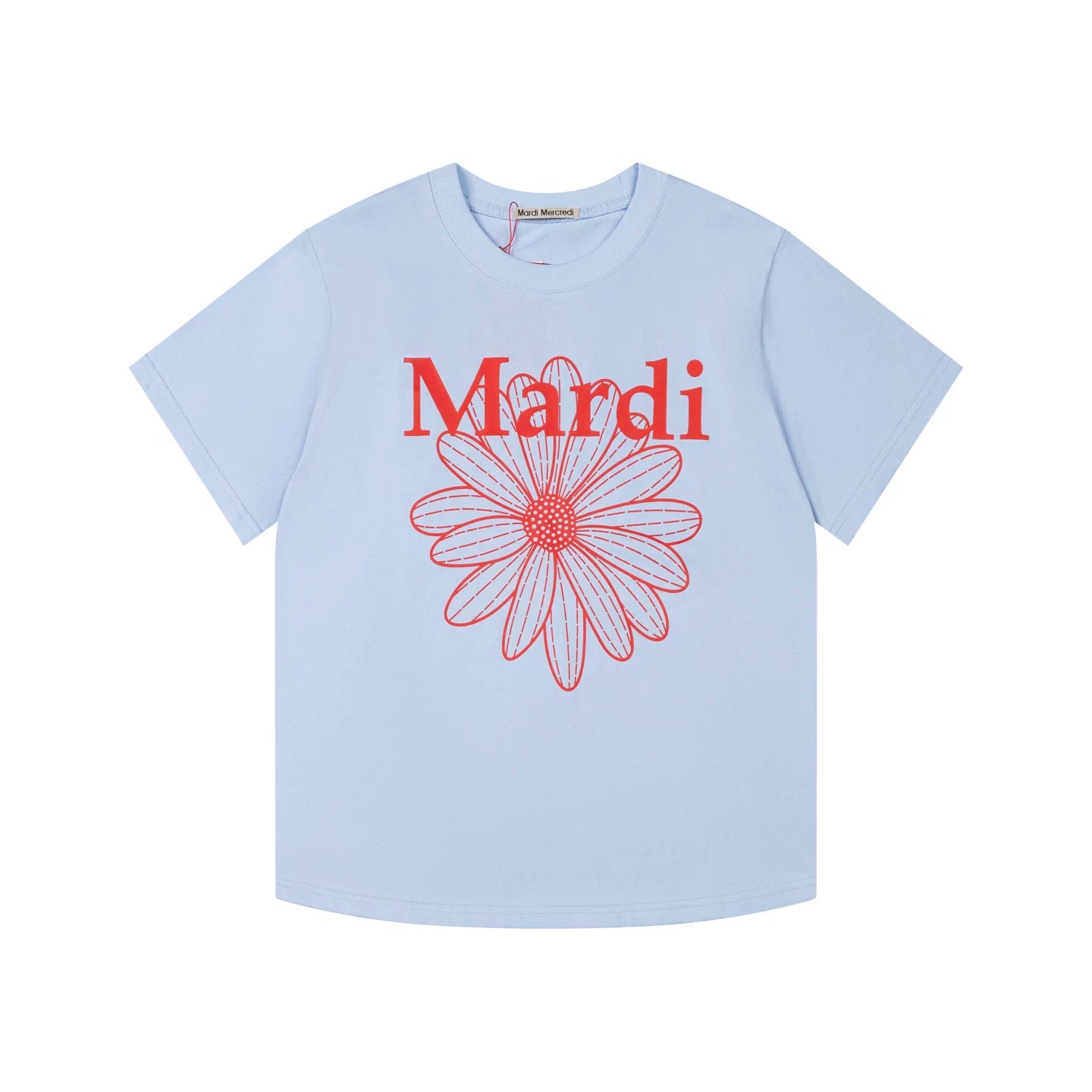 Mardi Daisy Print Summer Casual Cotton Tee Unisex