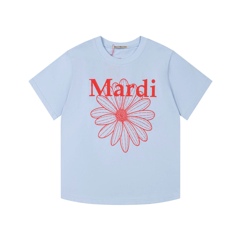 Mardi Daisy Print Summer Casual Cotton Tee Unisex