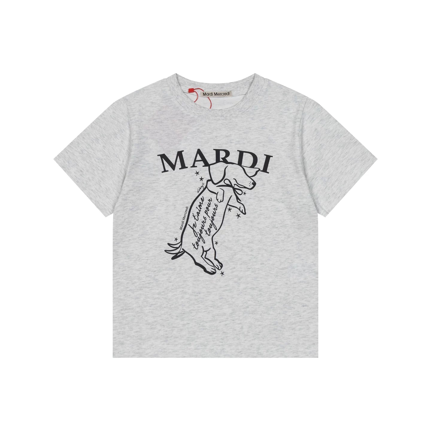 Mardi Dachshund Graphic Summer Casual Cotton Tee Unisex