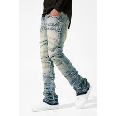 Men's New Trendy Straight Leg Stretch Denim Pants