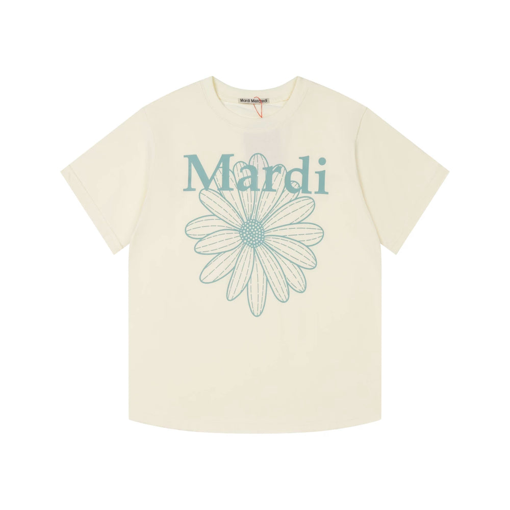 Mardi Daisy Print Summer Casual Cotton Tee Unisex