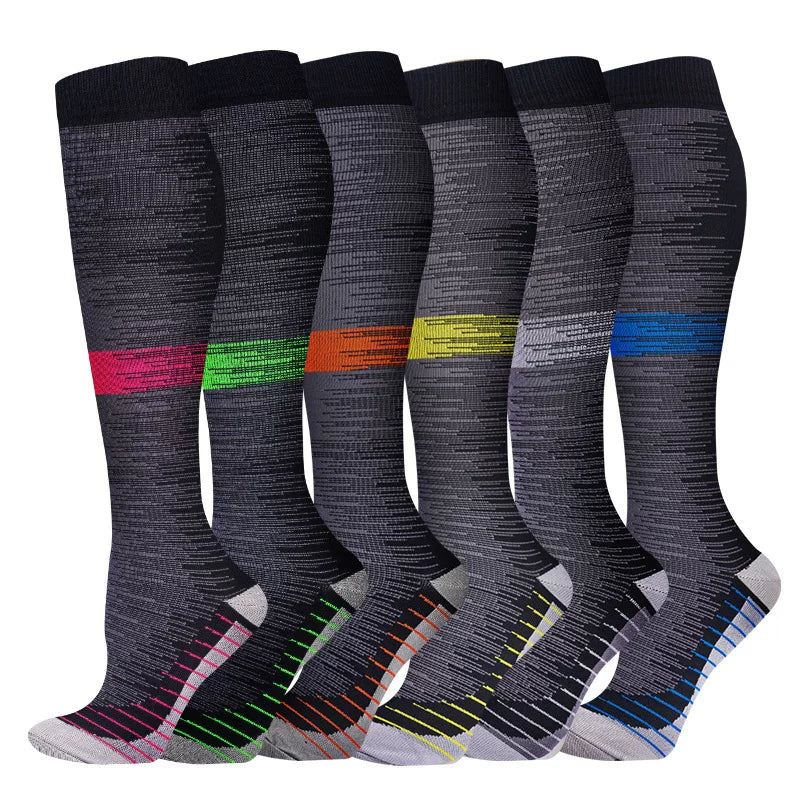 Unisex Compression Sports Socks Moisture Wicking Multi Pack