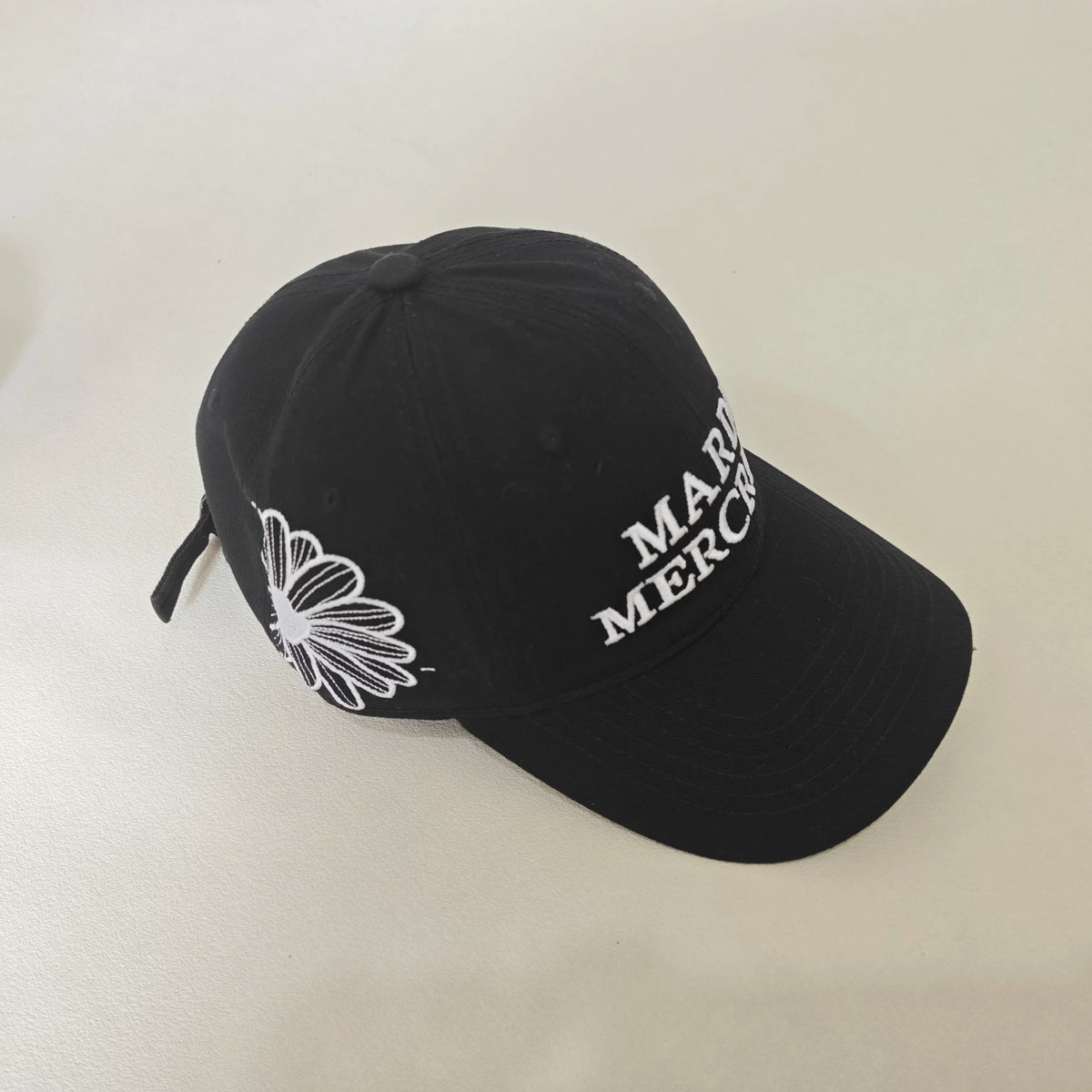 Mardi Letter Print Summer Casual Adjustable Cotton Cap