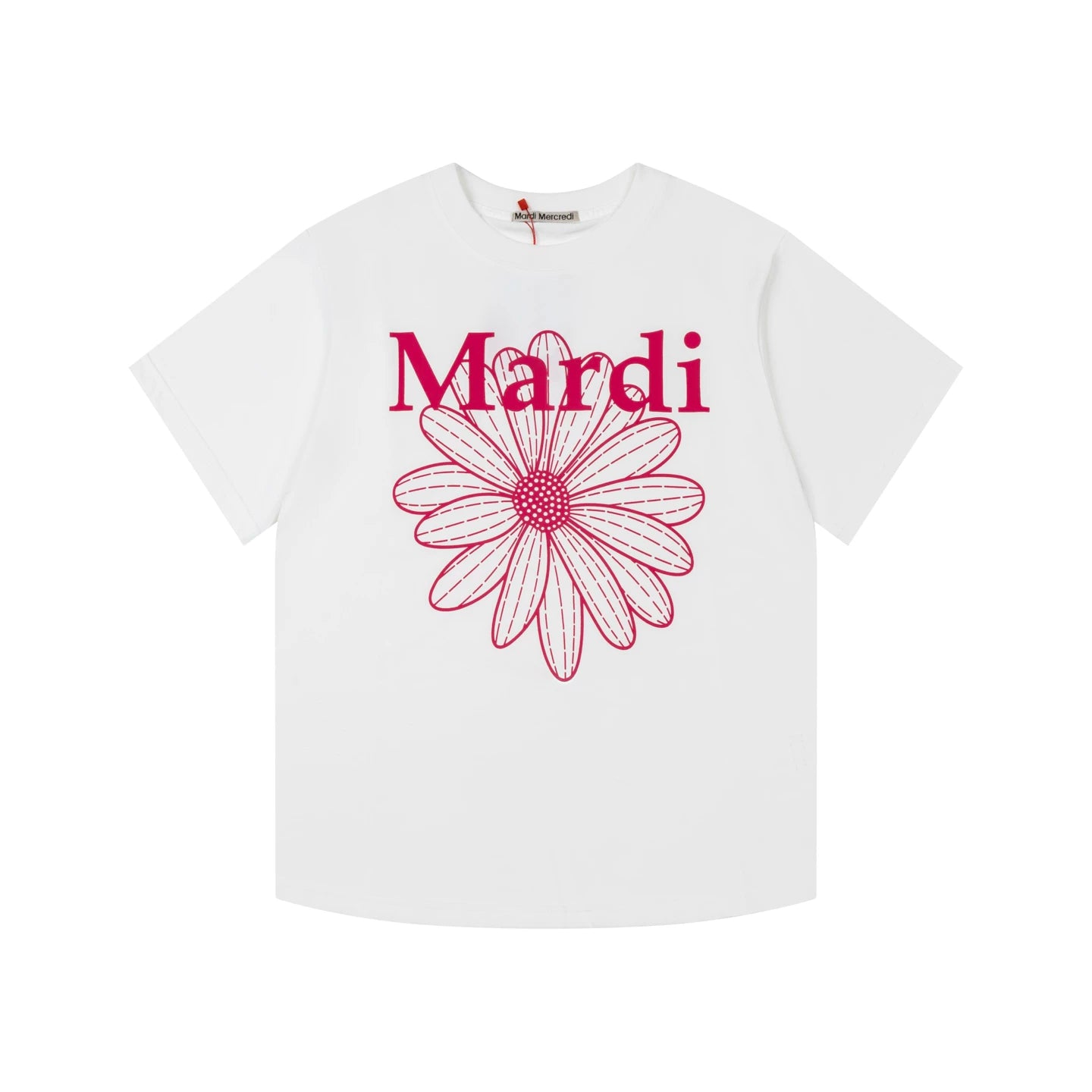 Mardi Daisy Print Summer Casual Cotton Tee Unisex