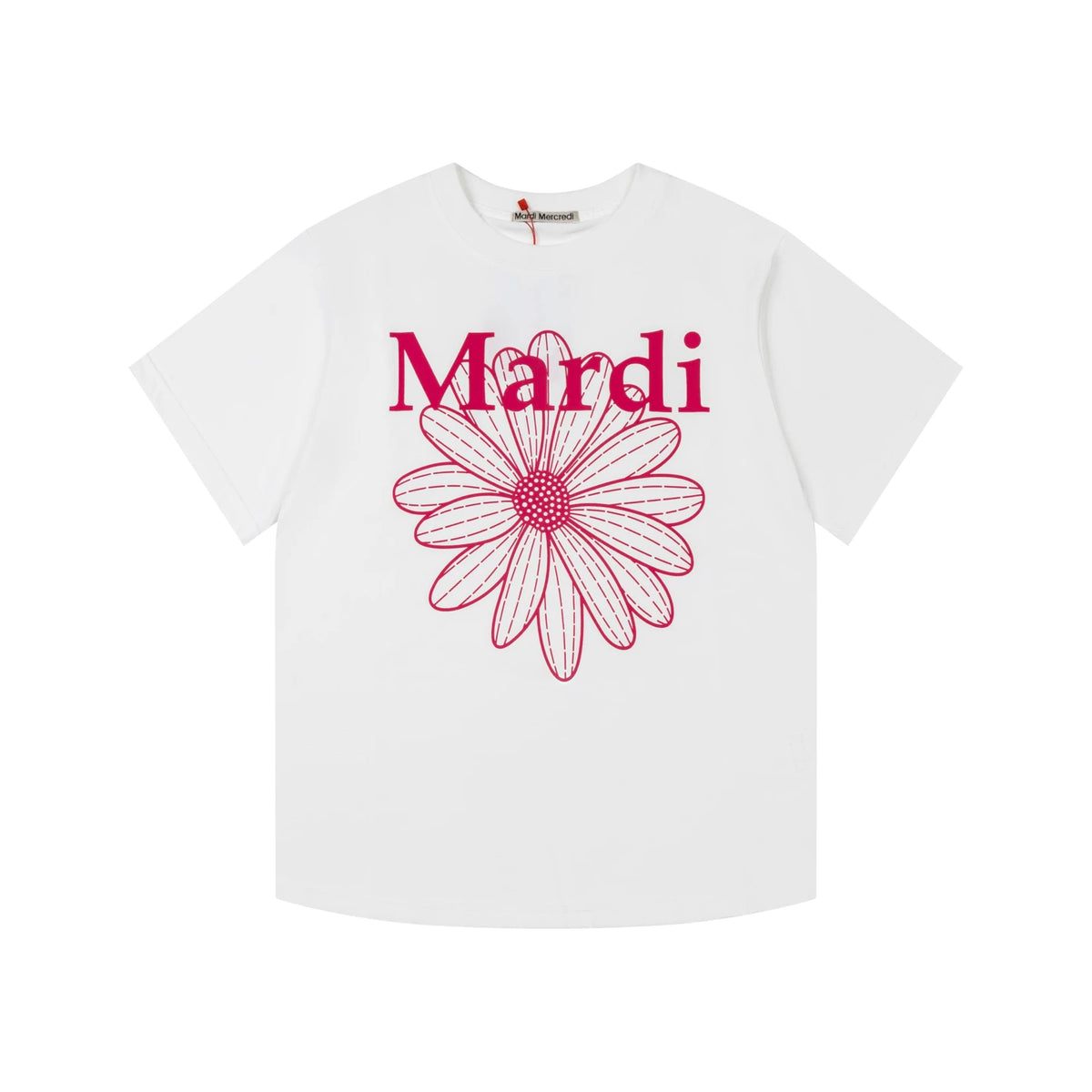 Mardi Daisy Print Summer Casual Cotton Tee Unisex