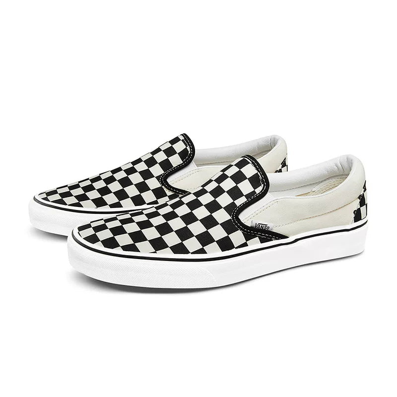 Vans Classic Slip On Black White Checkerboard Sneakers