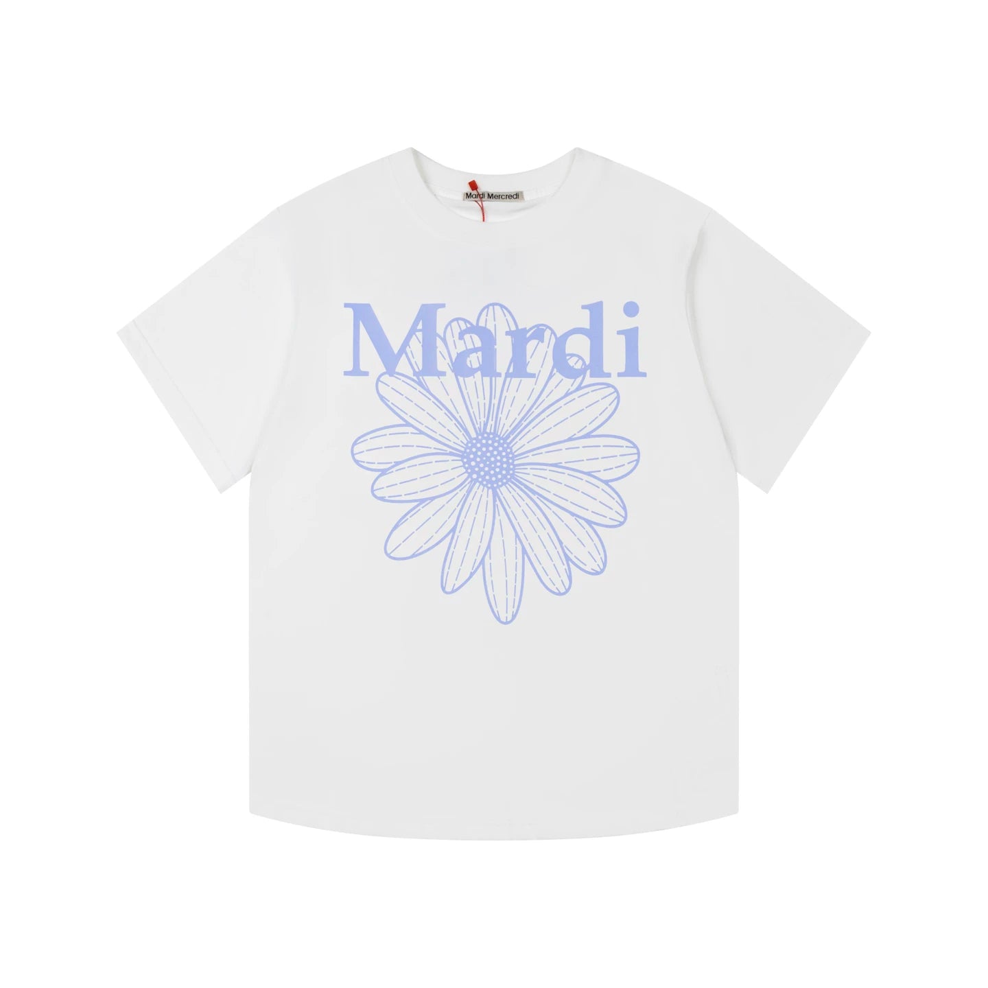 Mardi Daisy Print Summer Casual Cotton Tee Unisex