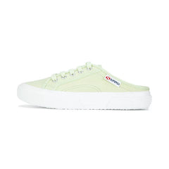 Superga Breathable Canvas Slip On Platform Mule Shoes
