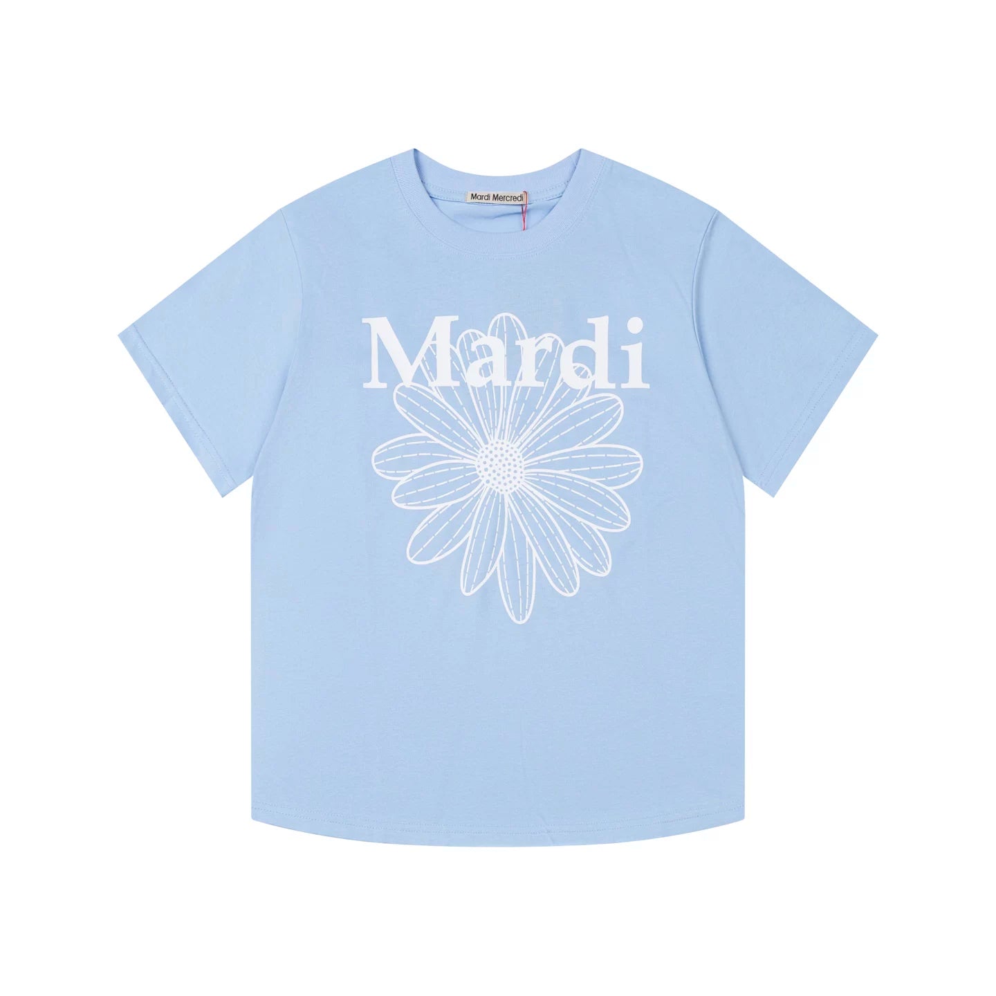 Mardi Daisy Print Summer Casual Cotton Tee Unisex