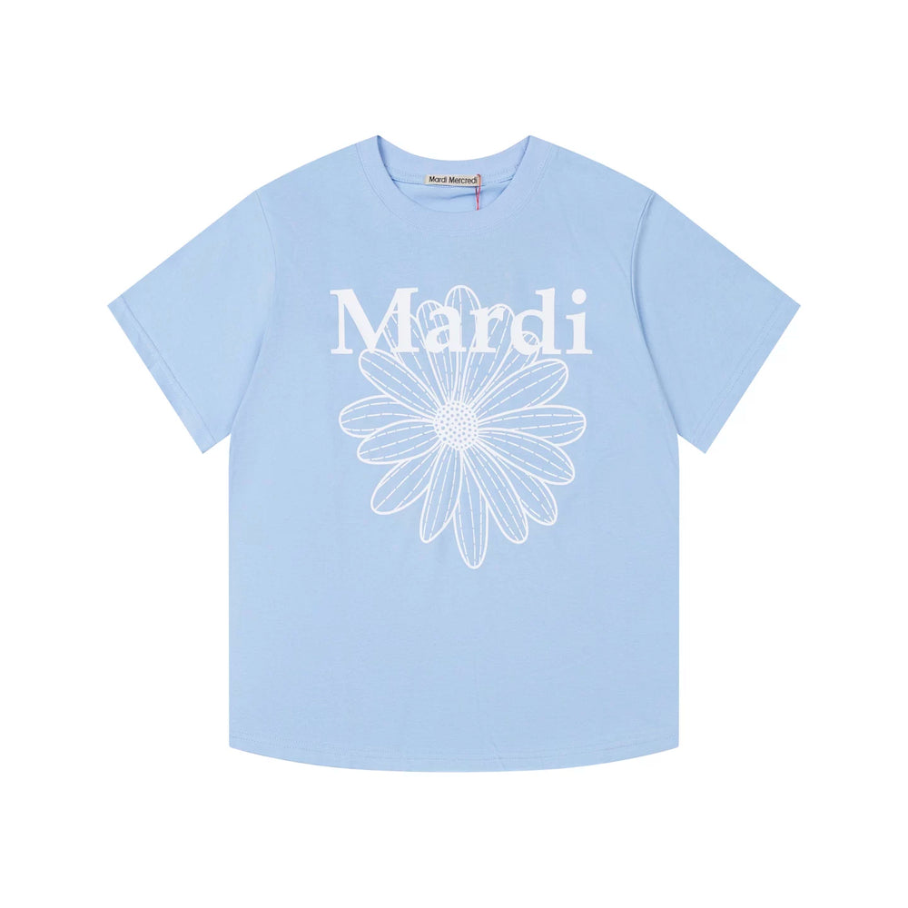 Mardi Daisy Print Summer Casual Cotton Tee Unisex