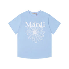 Mardi Daisy Print Summer Casual Cotton Tee Unisex