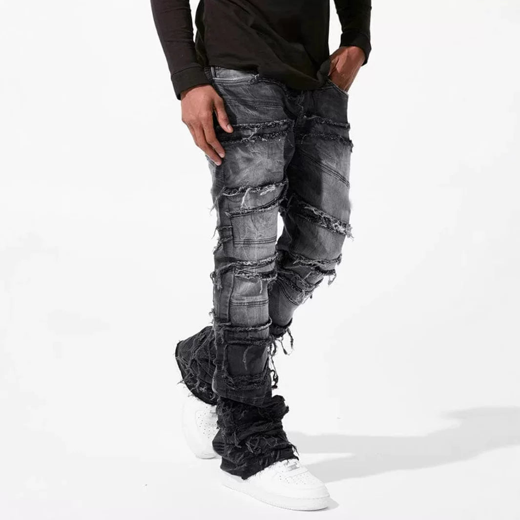 Men's New Trendy Straight Leg Stretch Denim Pants