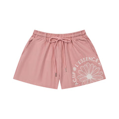 Mardi Daisy Print Summer Cotton Casual Lounge Shorts