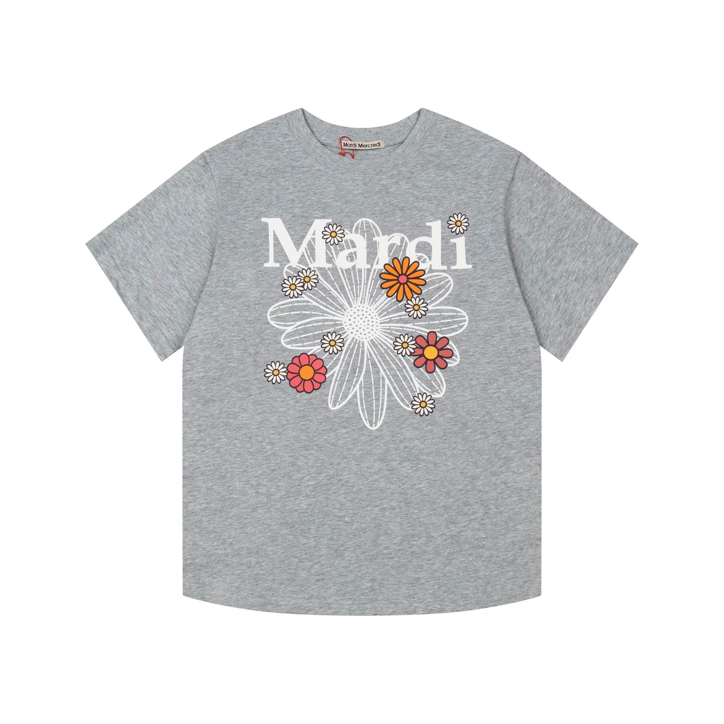 Mardi Daisy Print Summer Casual Cotton Tee Unisex