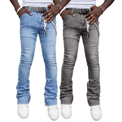 Men's Plus Size Stretch Casual Straight Denim Jeans