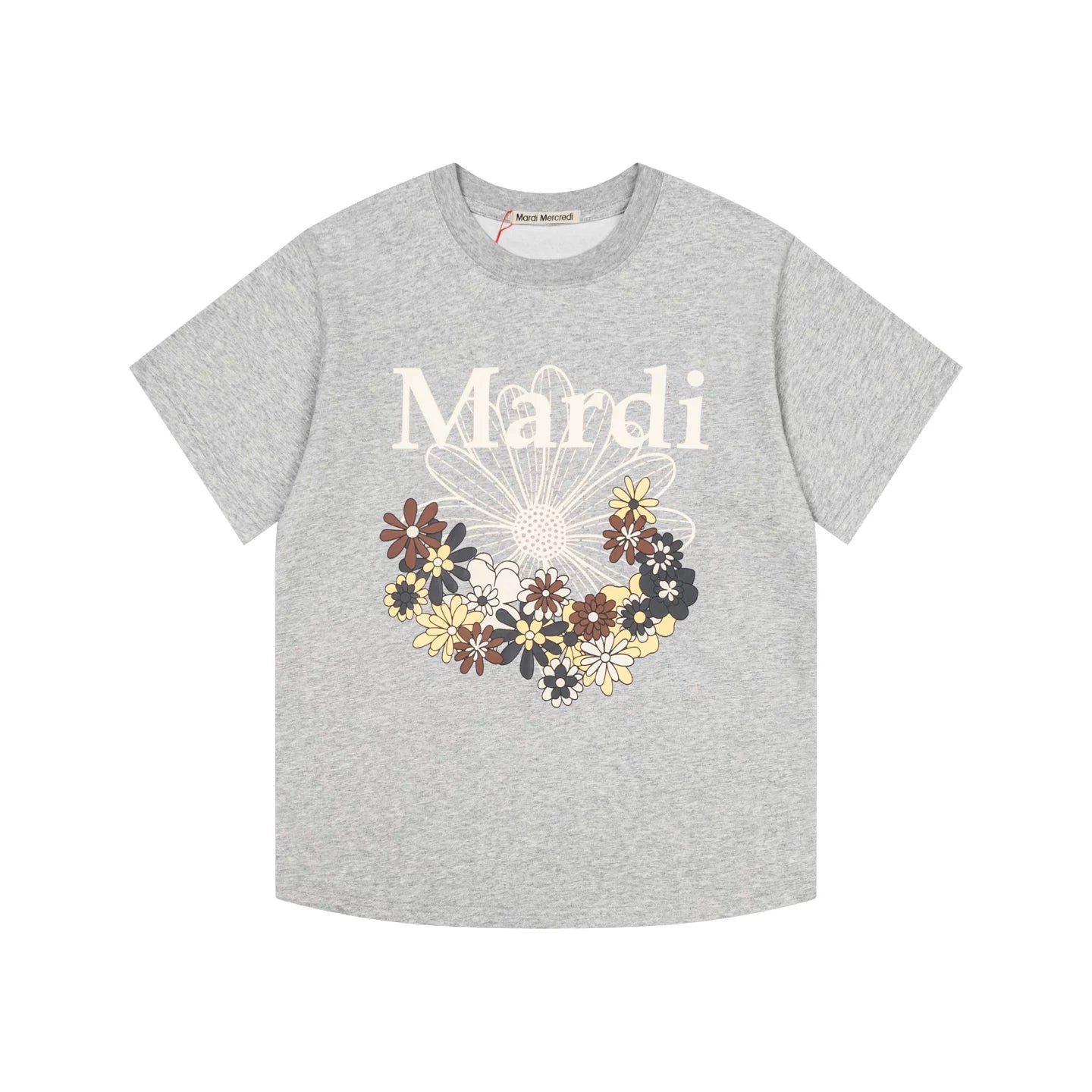 Mardi Daisy Print Summer Casual Cotton Tee Unisex