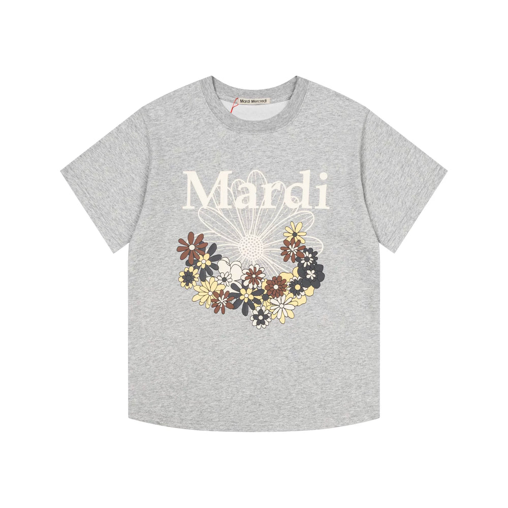 Mardi Daisy Print Summer Casual Cotton Tee Unisex