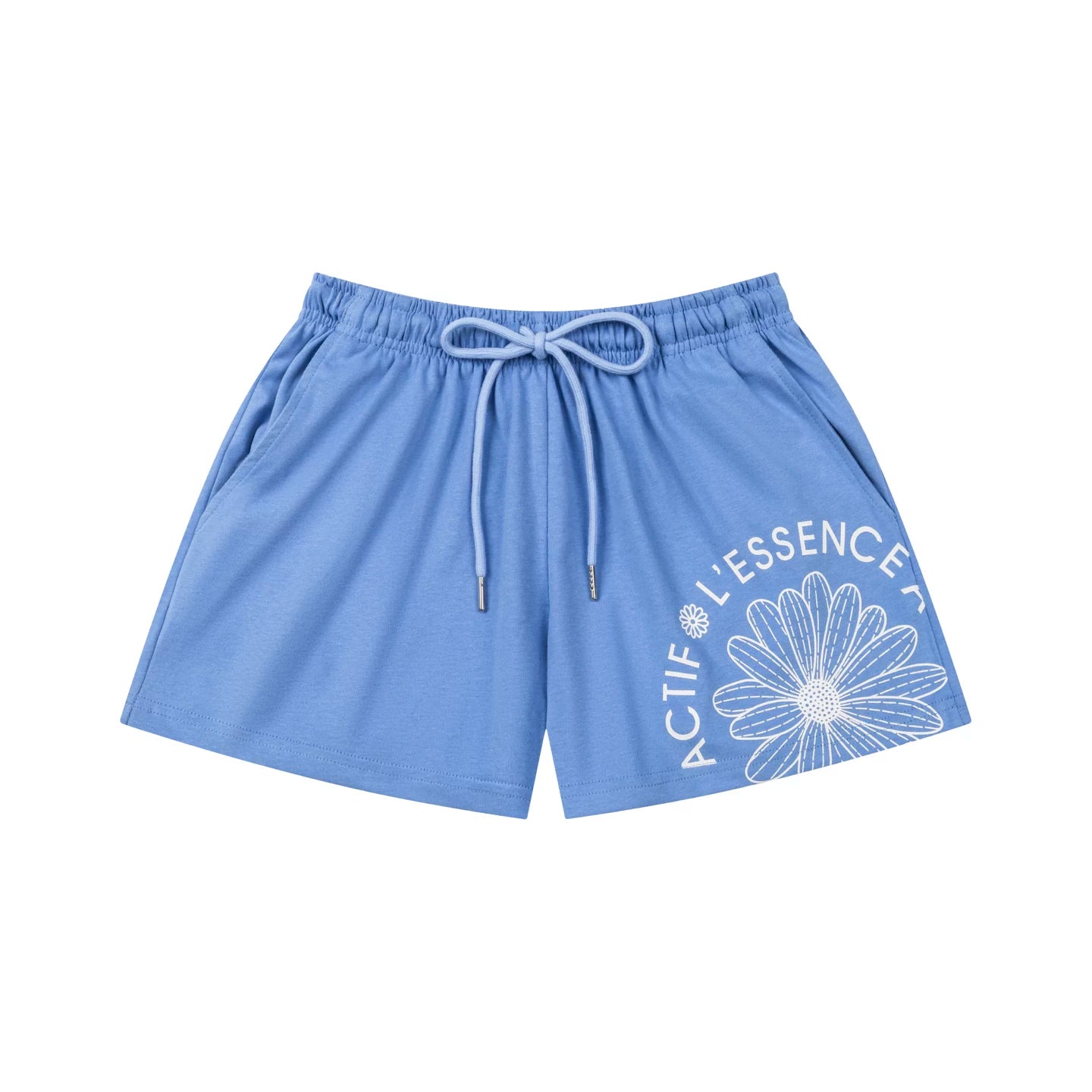 Mardi Daisy Print Summer Cotton Casual Lounge Shorts