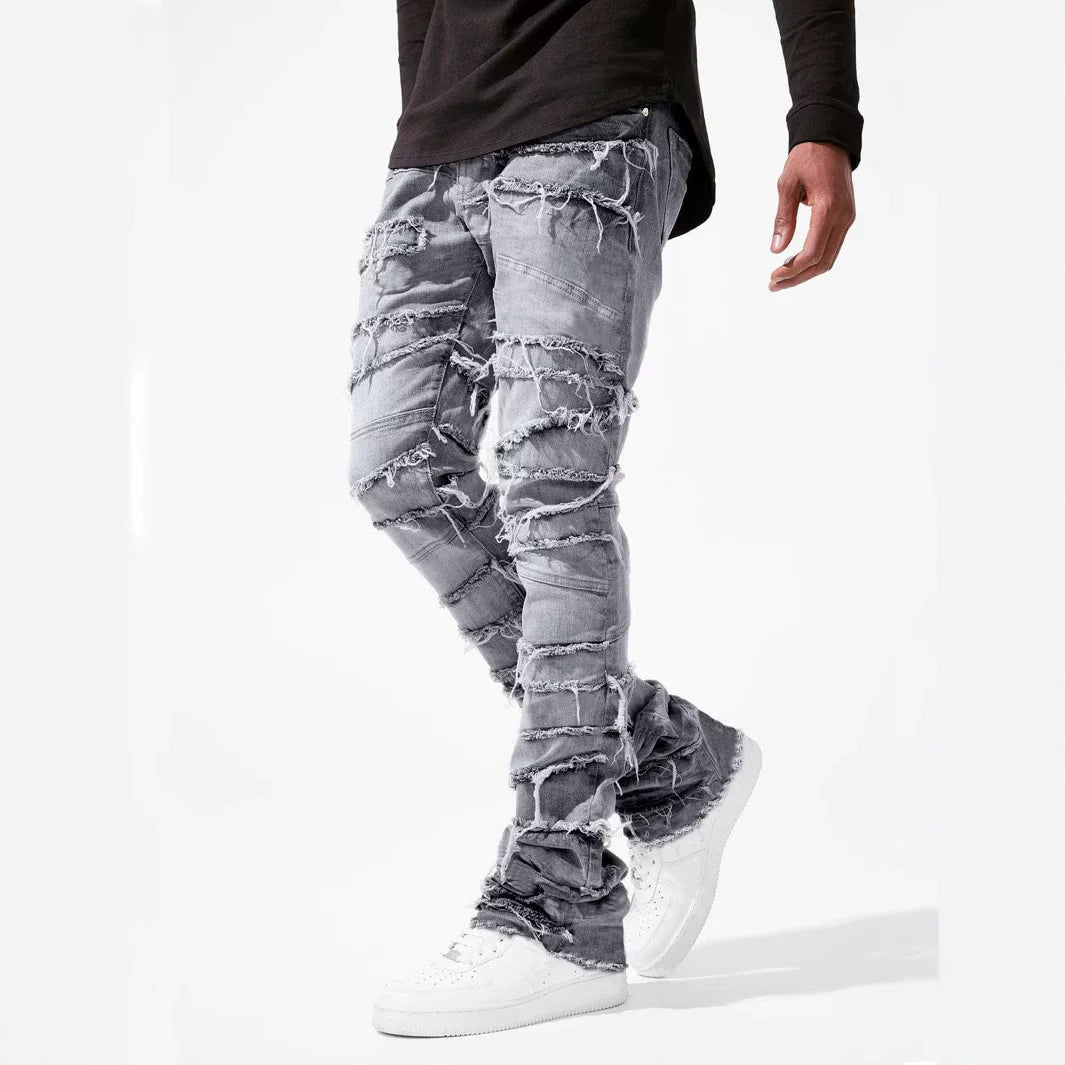 Men's New Trendy Straight Leg Stretch Denim Pants