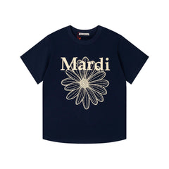 Mardi Daisy Print Summer Casual Cotton Tee Unisex