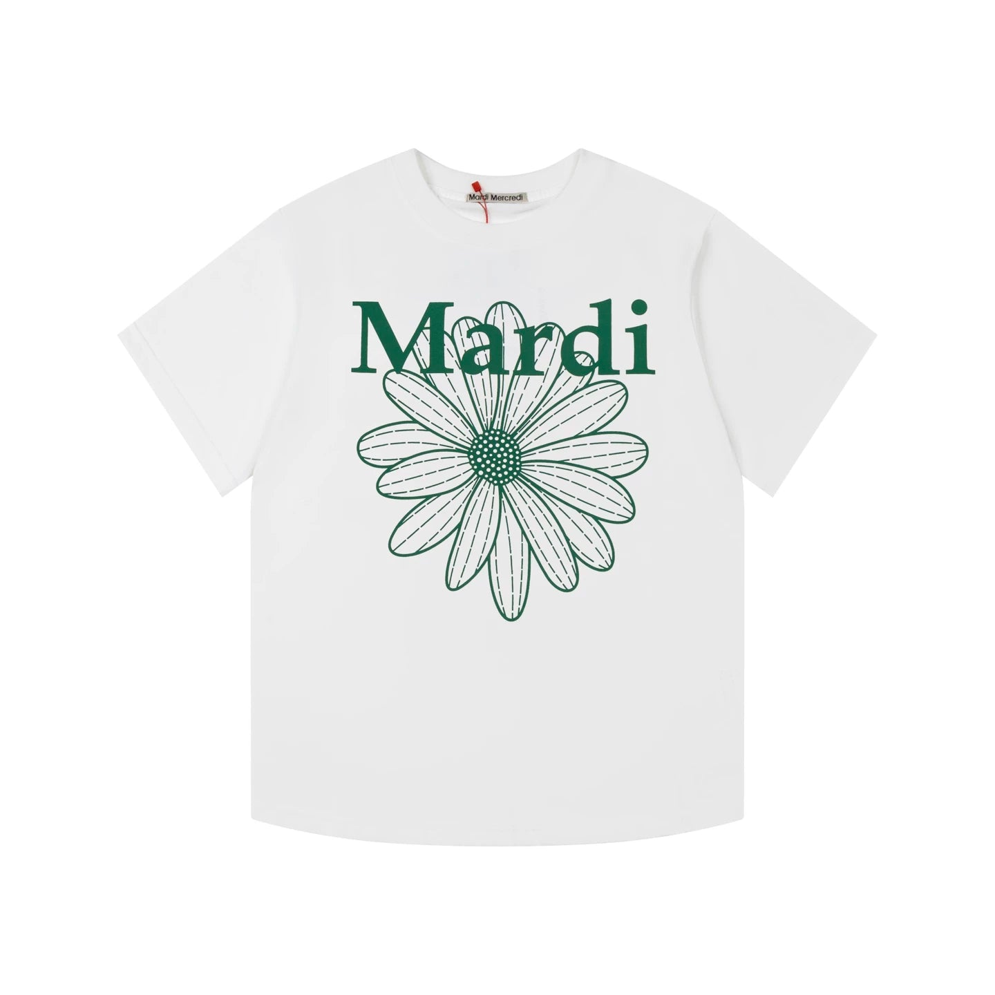 Mardi Daisy Print Summer Casual Cotton Tee Unisex