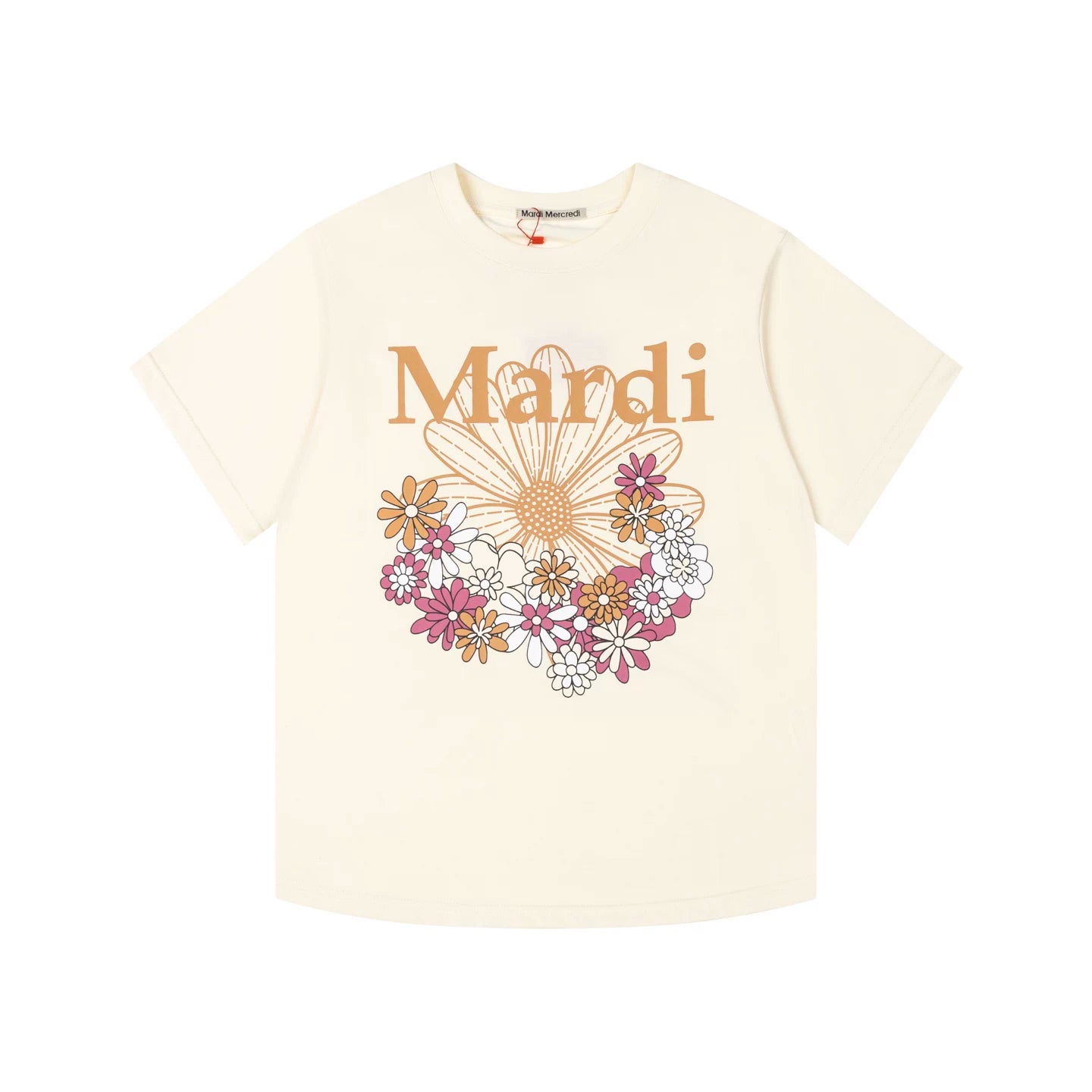 Mardi Daisy Print Summer Casual Cotton Tee Unisex