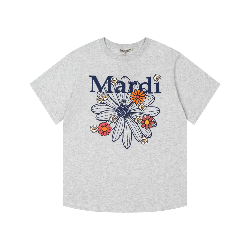 Mardi Daisy Print Summer Casual Cotton Tee Unisex