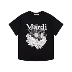 Mardi Daisy Print Summer Casual Cotton Tee Unisex