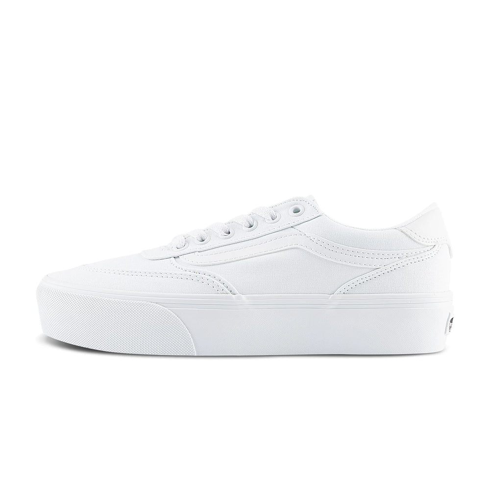 Vans Brooklyn LS Platform White Women's Sneakers