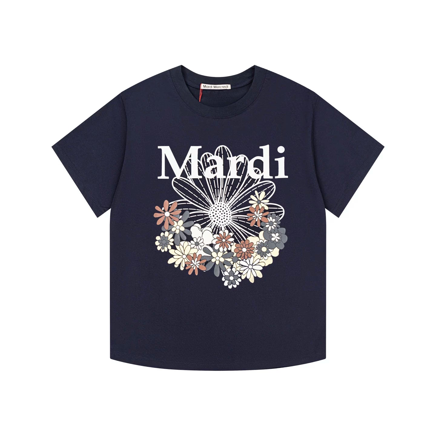 Mardi Daisy Print Summer Casual Cotton Tee Unisex