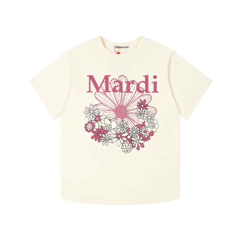 Mardi Daisy Print Summer Casual Cotton Tee Unisex