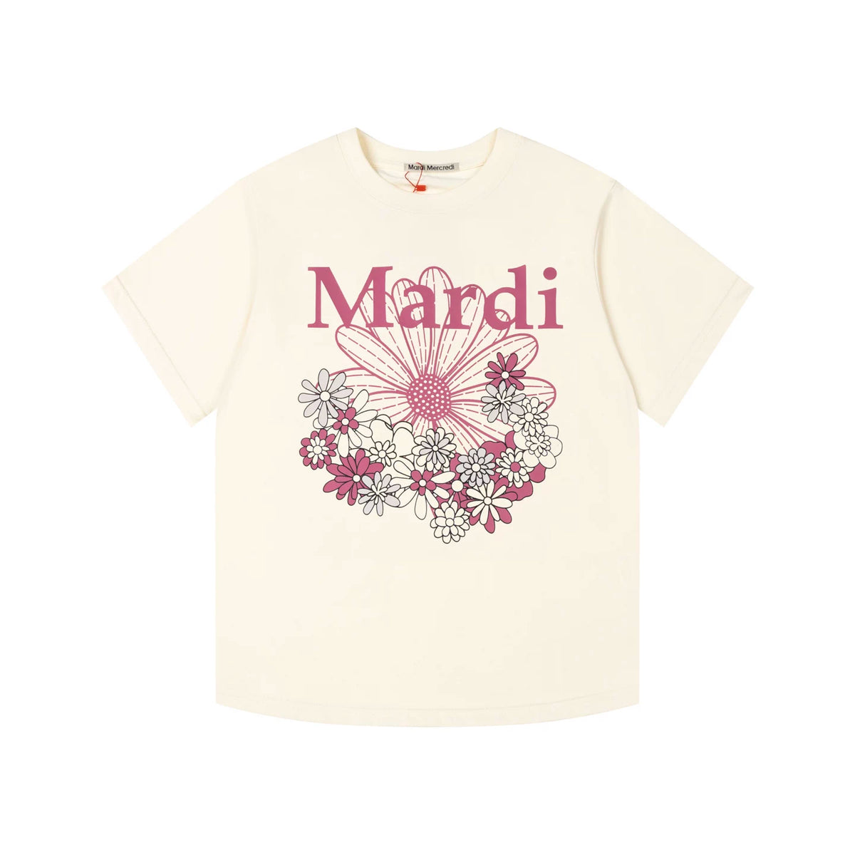 Mardi Daisy Print Summer Casual Cotton Tee Unisex