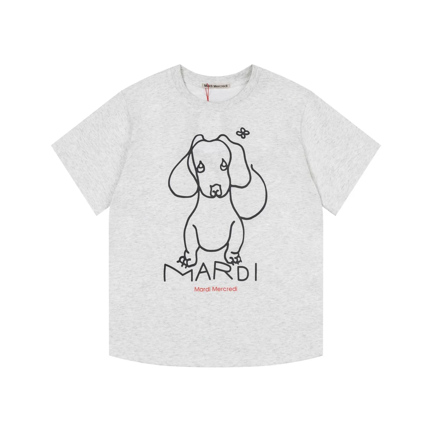 Mardi Dachshund Graphic Summer Casual Cotton Tee Unisex