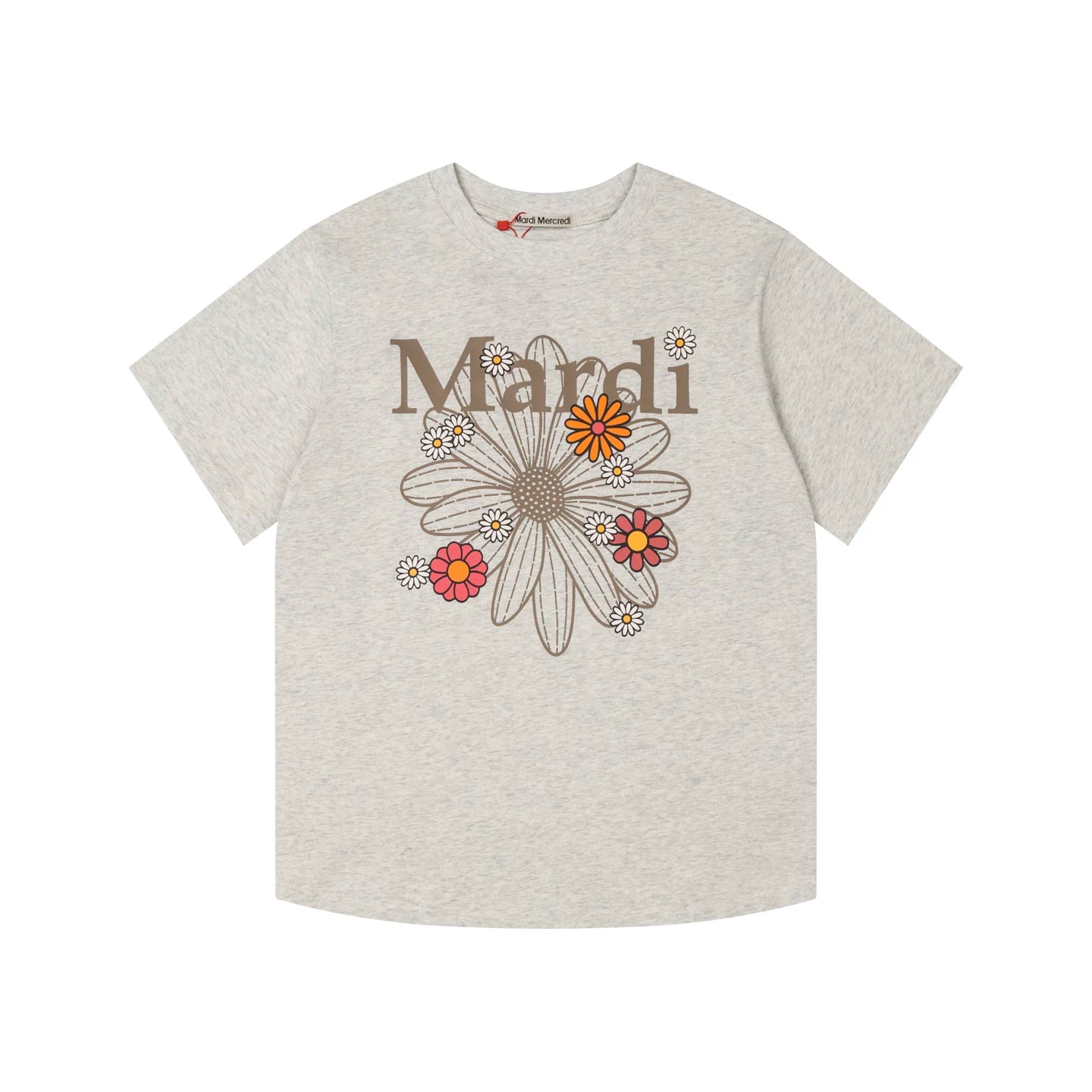 Mardi Daisy Print Summer Casual Cotton Tee Unisex